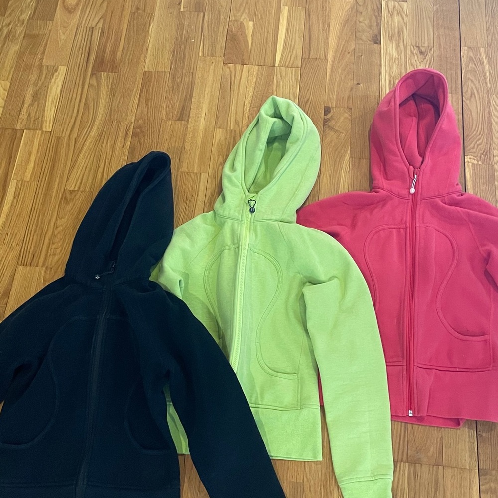 LULULEMON BUNDLE❤️ 3 zip up hoodies